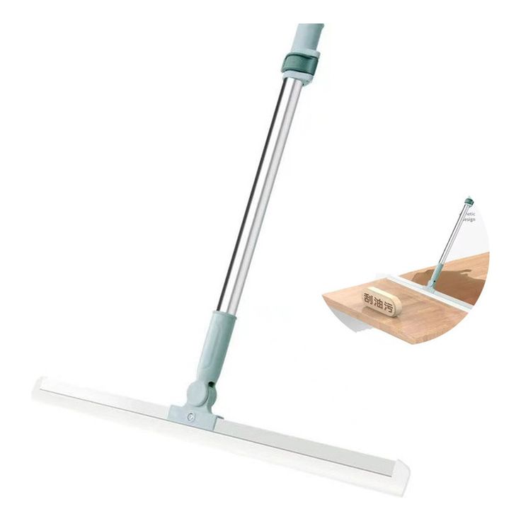 Magic Silicone Broom – 2-in-1 Sweeper & Wiper