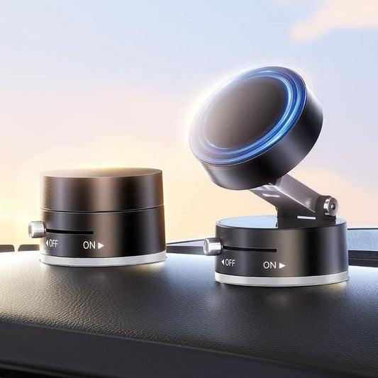 Pro Magnetic Vacuum Phone Holder [Strong Magnetic Grip]