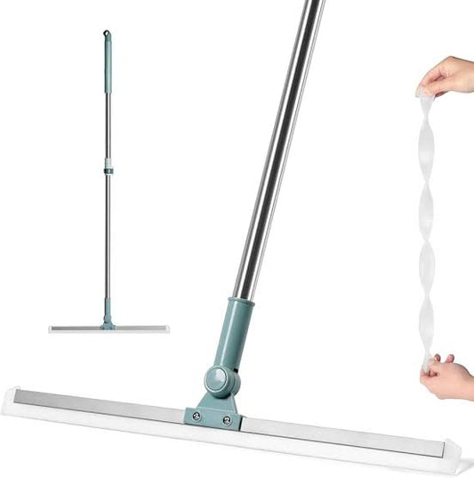 Magic Silicone Broom – 2-in-1 Sweeper & Wiper